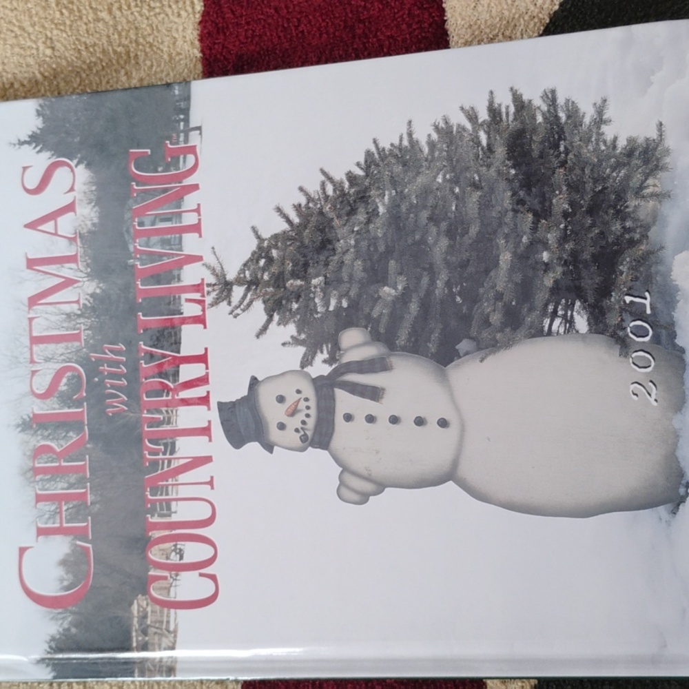 🎄 Vintage Christmas with COUNTRY LIVING 2001 HARDCOVER BOOK 📚 EC